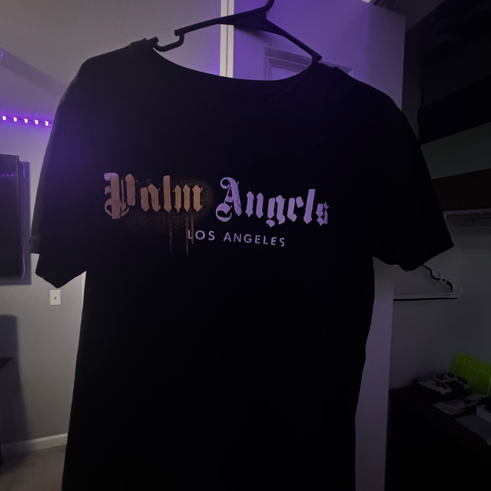 Palm Angels Sprayed Logo Men's T-shirt